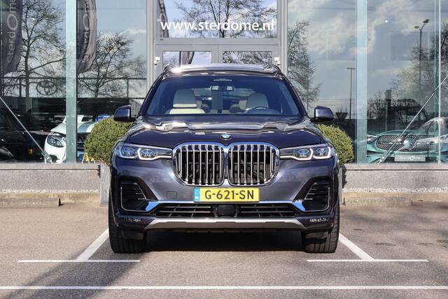 BMW X7 xDrive40i 6p. l 340 PK l Panodak Skylounge l LASER l Head-up l 3500 Ahw gewicht l Memory l B & W l 360 Camera l Stuurverw. l Stoelverwarming l Distronic l