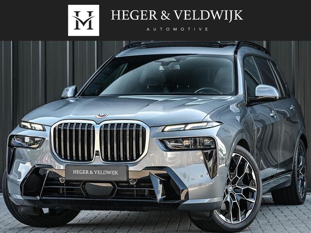 BMW X7 xDrive40i High Executive 7P | Panoramadak | Alcantara Hemel | Harman/Kardon | Iconic Glow | Stoelventilatie + Massage | Actice Cruise | Ambiance Interieur | HUD | Luchtvering |