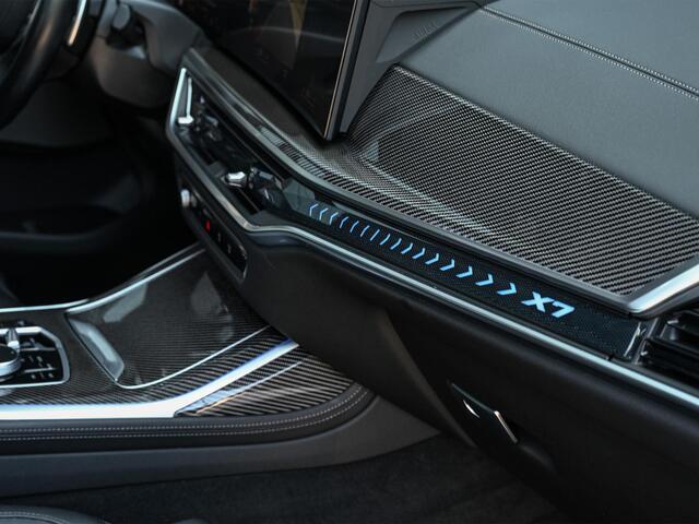 BMW X7 xDrive40i High Executive 7P | Panoramadak | Alcantara Hemel | Harman/Kardon | Iconic Glow | Stoelventilatie + Massage | Actice Cruise | Ambiance Interieur | HUD | Luchtvering |