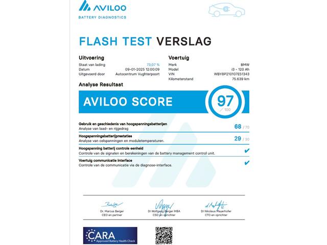 BMW i3 Executive 120Ah 42 kWh Leder/H-Kardon/W-pomp/Camera/3-fase