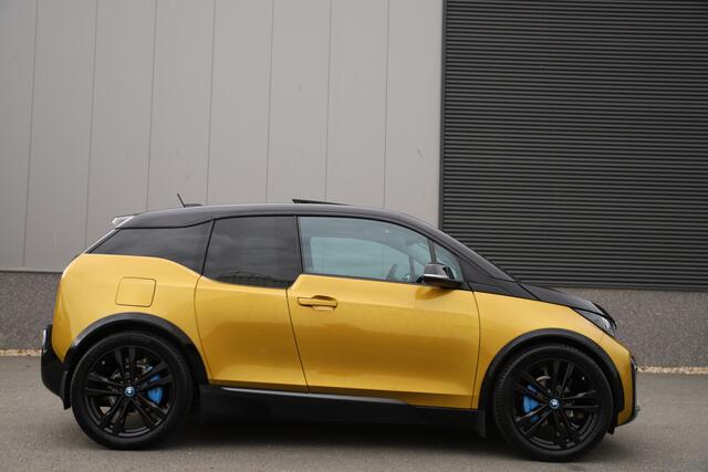 BMW i3 S Executive 184pk/120ah/42kw/Sunroof/2xAdaptive/Galvanic Gold/Leder/W-pomp/3-fase