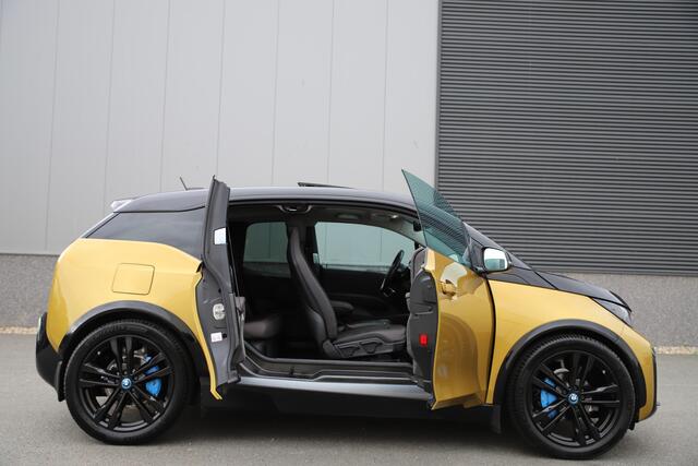 BMW i3 S Executive 184pk/120ah/42kw/Sunroof/2xAdaptive/Galvanic Gold/Leder/W-pomp/3-fase