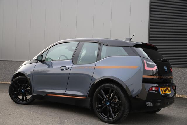 BMW i3 120Ah/42 kWh/*Unique Forever*/Carplay/Storm Bay metallic/W-pomp/Leder/20"/3-fase