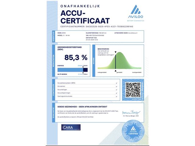 BMW i3 i3S AC-SCHNITZER iPERFORMANCE 94AH 33KWH VOL-LEDER NAVI WARMTEPOMP 20 INCH-LMV AIRCO LED PDC