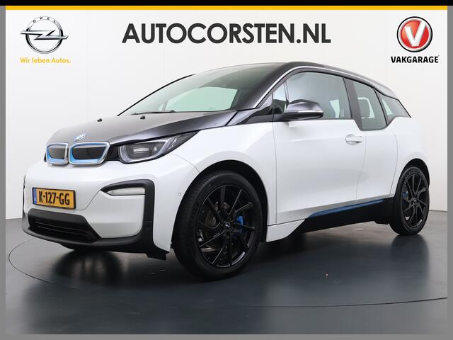 BMW i3 Executive Edition 120Ah 42kWh SOH 94% Warmtepomp Two-Tone Camera Navi-Pro Stoelverwarming Ecc Cruise Control Pdc Lmv 19" Isofix DAB Bluetooth Led Comfort pack advance Origineel Nederlandse Auto