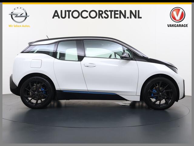 BMW i3 Executive Edition 120Ah 42kWh SOH 94% Warmtepomp Two-Tone Camera Navi-Pro Stoelverwarming Ecc Cruise Control Pdc Lmv 19" Isofix DAB Bluetooth Led Comfort pack advance Origineel Nederlandse Auto