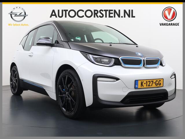BMW i3 Executive Edition 120Ah 42kWh SOH 94% Warmtepomp Two-Tone Camera Navi-Pro Stoelverwarming Ecc Cruise Control Pdc Lmv 19" Isofix DAB Bluetooth Led Comfort pack advance Origineel Nederlandse Auto