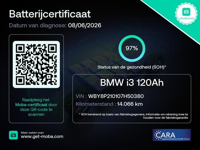 BMW i3 Executive 120Ah 42 kWh/Navi-Pro/Carplay/*14.000km*/Camera/20"/3-Fase