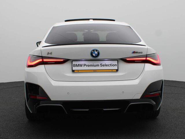 BMW i4 M50 High Executive M Sportpakket Pro 84kwh / Schuifdak / Harman Kardon / Elektrisch verstelbare stoelen / 19''
