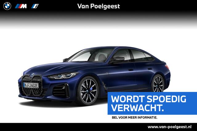 BMW i4 M50 High Executive M-Sport Pro / Comfort Acces / Glazen Schuifdak / Getinte Ramen Achter / Automatisch Dimmende Binnen & Buitenspiegel / Electrisch Verstelbare Voorstoelen / Driving Assistant / Laser Light / Harman Kardon / Verwarmbare Voorstoelen / Parki