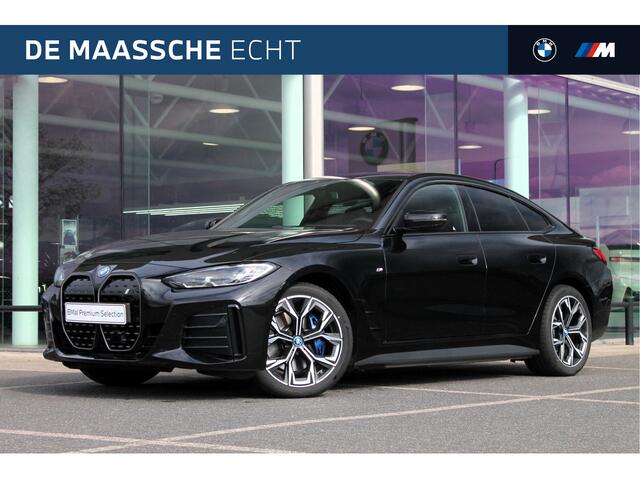 BMW i4 eDrive35 High Executive M Sport / Schuif-kanteldak / Trekhaak / Stoelverwarming / Active Cruise Control / Parking Assistant / Live Cockpit Professional / Stuurverwarming