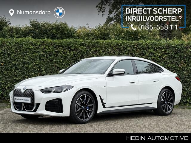 BMW i4 eDrive35 | M-Sport | 19'' | S/k-dak | HiFi | Stuur + stoelverw. | Comf. Acc. | Trekhaak | Camera