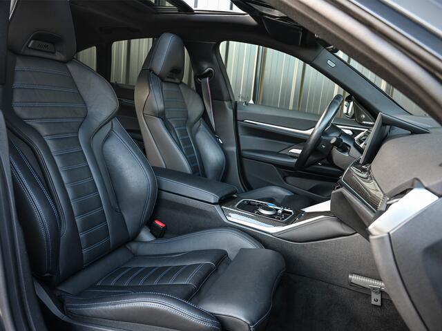 BMW i4 M50 GRAN COUPE HIGH EXECUTIVE 84 kWh 544 PK| M-SPORT PRO | COMFORT ACCESS | CARBON-PAKKET | MEMORY SEATS | LEDER | STUURWIELVERWARMING | ACTIVE CRUISE | HEAD-UP | VIRTUAL COCKPIT | HARMAN/KARDON SOUND SYSTEM