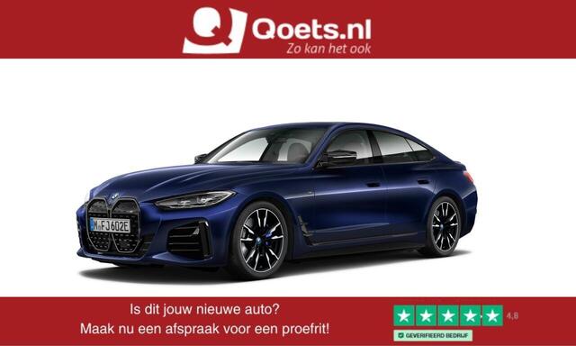 BMW i4 M50 High Executive 84 kWh Schuif/Kanteldak - Elektrisch verstelbare/verwarmde stoelen - Stuurwielrand verwarmd - Active Cruise Control - Hifi - Getinte Ruiten - M hoogglans Shadow Line -