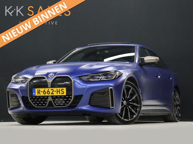 BMW i4 M50 High Executive 84 kWh SOH 94% [SCHUIFKANTELDAK, MEMORY SEATS, HARMAN/KARDON, APPLE CARPLAY, ANDROID, KUIPSTOELEN, HEAD-UP, ADAPTIVE CRUISE, 360 CAMERA, STOELVERWARMING, NIEUWSTAAT]