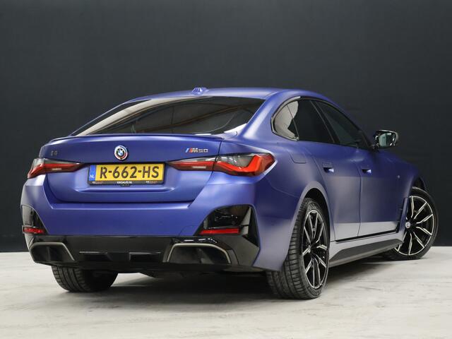 BMW i4 M50 High Executive 84 kWh SOH 94% [SCHUIFKANTELDAK, MEMORY SEATS, HARMAN/KARDON, APPLE CARPLAY, ANDROID, KUIPSTOELEN, HEAD-UP, ADAPTIVE CRUISE, 360 CAMERA, STOELVERWARMING, NIEUWSTAAT]