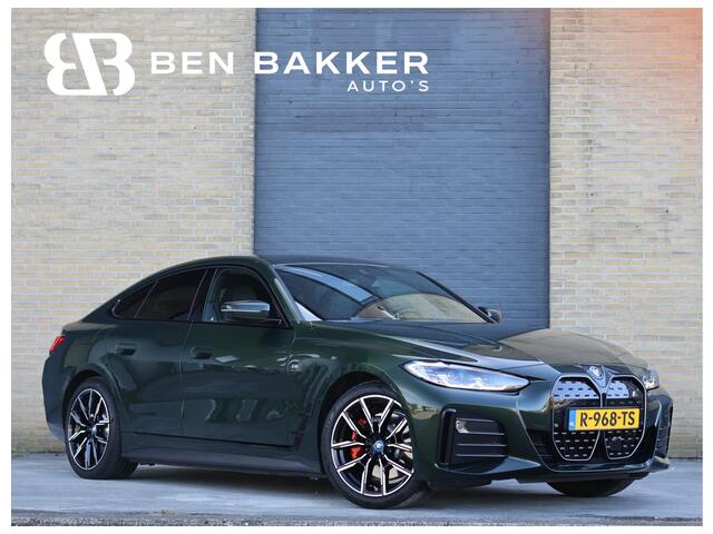 BMW i4 Gran Coupe eDrive40 84 kWh M Sport | Sanremo Green | Widescreen | Live Cockpit | Haak | Org. NL