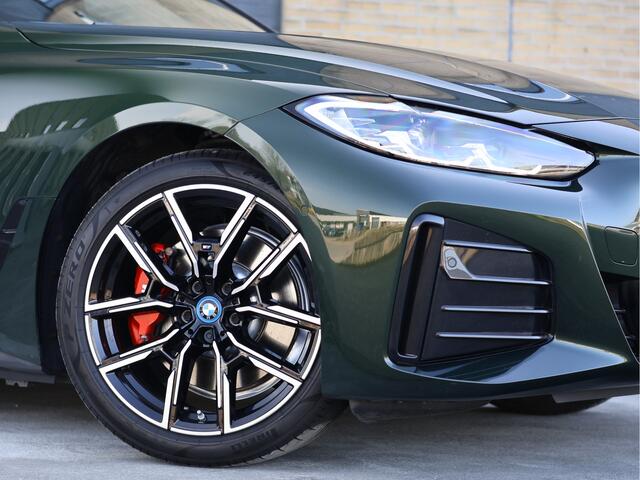 BMW i4 Gran Coupe eDrive40 84 kWh M Sport | Sanremo Green | Widescreen | Live Cockpit | Haak | Org. NL