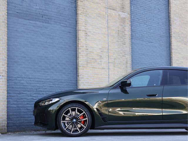 BMW i4 Gran Coupe eDrive40 84 kWh M Sport | Sanremo Green | Widescreen | Live Cockpit | Haak | Org. NL