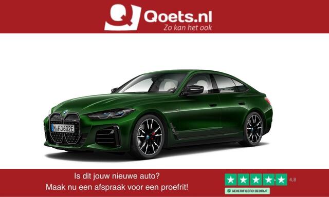BMW i4 M50 High Executive 84 kWh Trekhaak - Panoramadak - Driving Assistant Professional - Harman Kardon - Stuurwielrand verwarmd - Parking Assistant Plus - BMW Laserlight - Elektrisch verstelbare/verwarmde stoelen -