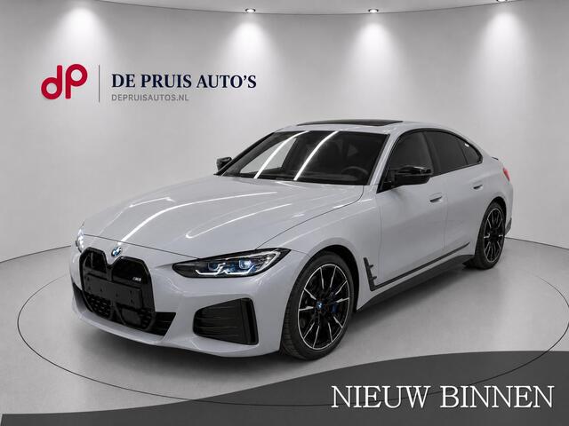 BMW i4 M50 X Drive 84 kWh Pano Trekhaak Head Up Luchtvering memory Harman/Kardon 19 Inch M Wielen