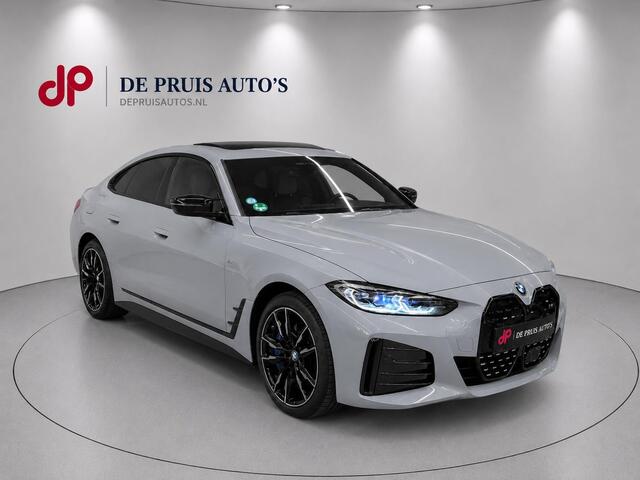 BMW i4 M50 X Drive 84 kWh Pano Trekhaak Head Up Luchtvering memory Harman/Kardon 19 Inch M Wielen