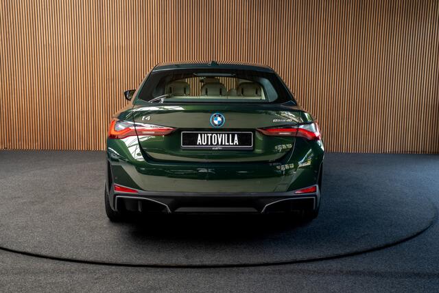 BMW i4 eDrive40 84 kWh Gran Coupe Navi Leer Elektr. achterklep Climate voor & achter Beige hemelbekleding PDC LM velgen BTW auto