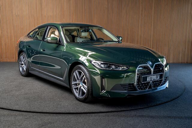 BMW i4 eDrive40 84 kWh Gran Coupe Navi Leer Elektr. achterklep Climate voor & achter Beige hemelbekleding PDC LM velgen BTW auto