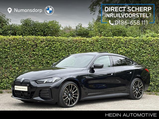 BMW i4 eDrive35 | M-Sport | 20" M-Perf. | Carbon | Harman/Kardon | Glazen schuif-/kanteldak | Camera