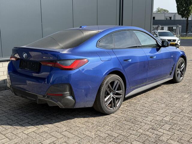 BMW i4 eDrive40 High Executive 84 kWh M Sport 18"/SOH 100%/Lederen M-stoelen + memory/Head-up/Adaptieve cruise/Adaptief M-onderstel/Sfeerverlichting/HiFi