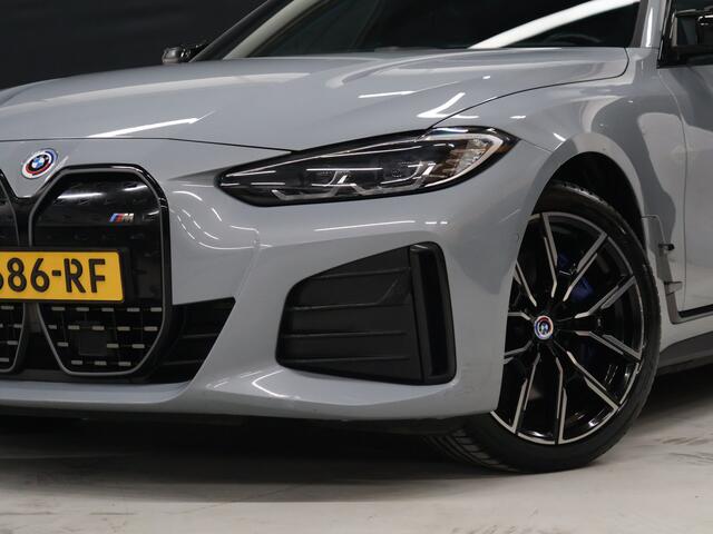 BMW i4 M50 High Executive 84 kWh [TREKHAAK, APPLE CARPLAY, HEAD-UP DISPLAY, STOELVERWARMING, CRUISE CONTROL, CAMERA, PDC V+A, ELEKTRISCHE ACHTERKLEP, NAVIGATIE, LED, LEDER, NIEUWSTAAT]