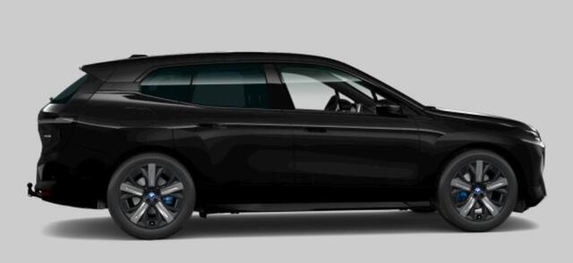 BMW iX xDrive40 77 kWh Sportpakket - Trekhaak - Multifunctionele stoelen - Comfort acces - Parking Assistant Plus - Harman Kardon - Extra-warmtewerende voorruit - Hemelbekleding in Anthrazit -