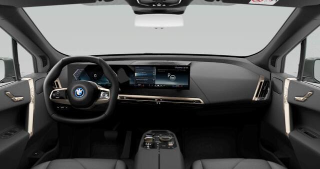 BMW iX xDrive40 Executive 77 kWh Trekhaak - Panoramadak - Driving/Parking Assistant Professional - Luchtvering - Comfort Access - Soft close - Getinte Ruiten - Hemelbekleding in Anthrazit -