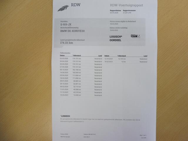 BMW iX1 xDrive30 Launch Edition 67 kWh SOH 93.9% Camera | LED | LMV 17" | Keyless | NL auto | 1e eig.