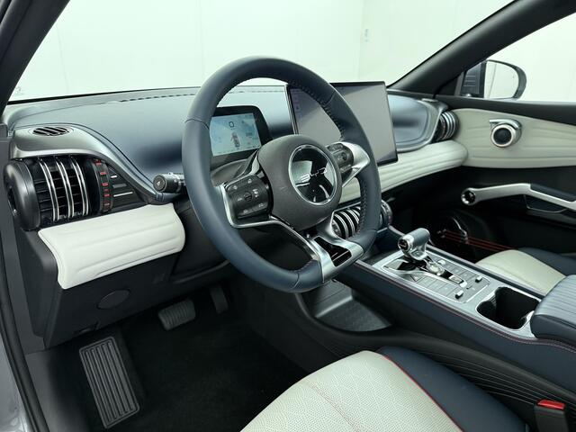 BYD Atto 3 Comfort 60kWh Pano-dak Leer+Elektr.Verst. Warmtepomp Adaptieve Cruise 360°Camera Apple Carplay Android Auto Elektr.Achterklep Design Verkeersbord detectie WiFi DAB Led Rijstrooksensor Keyless Smartphone Entry S.O.H. 96% Fabrieksgarantie tot 20-12-2028/150