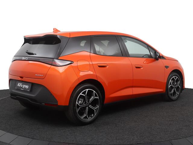 BYD Dolphin G DM-i Comfort NIEUW/ 1040 KM / Sunset Orange / 105 EV / 360°-camera / HUD /