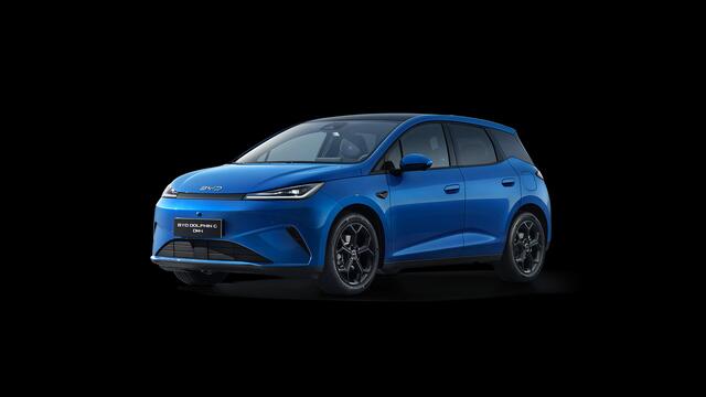 BYD Dolphin G DM-i Comfort NIEUW/ 1040 KM / Ocean Blue / 105 EV / 360°-camera / HUD /