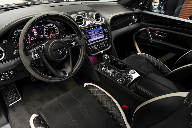Bentley Bentayga 6.0 W12 Speed HUD Massage Panodak Leer ACC Keyless 360 Camera Elektr. achterklep Luchtvering Alcantara hemelbekleding Elektr. verstelbare stoelen voor en achter met memory Navi PDC Naim Soundsystem LM velg