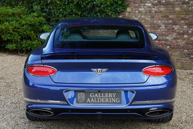 Bentley CONTINENTAL New GT 6.0 W12 "2.800 km" Presented in Moroccan Blue with coloursplit blue leather interior and Burr Walnut veneer, 2.800 kilometers and one owner from new, Newly delivered in Luxembourg, Full Bentley service history,