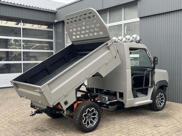 Cenntro Teemak Logistar Kipper 100% elektrisch Nieuw ideaal voor Camping Golfbaan Vakantiepark Golfkar Achteruitrijcamera Kipper Kieper