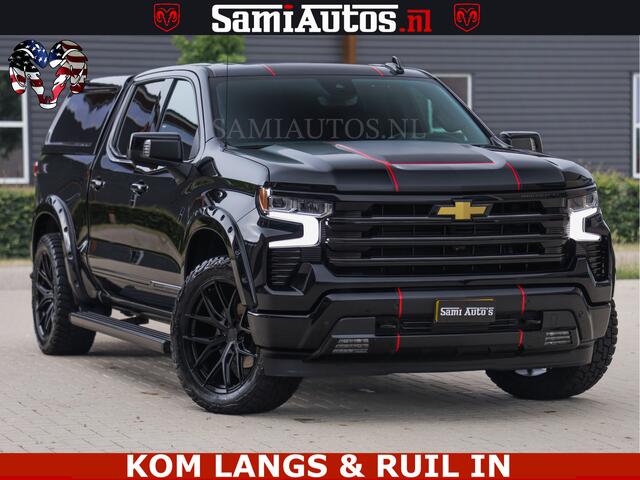 Chevrolet SILVERADO HULK PACK | BEAST | HUIF | BLACK OPS | BOM VOL | GARANTIE TOT 24-01-2028 | DC 5 PERSOONS | DUBBELE CABINE | HUD | COMFORT STOELEN GEKOELD EN VERWARMD | BOSE | EN NOG VEEL MEER ....| 6.2 V8 426PK |