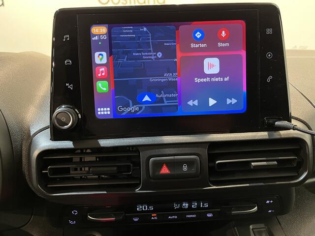 Citroen BERLINGO ë-Berlingo Club 50 kWh / 100% elektrisch !! / Airco / Cruise Control / CarPlay / Camera / Navigatie / Trekhaak / 19.300 KM !!