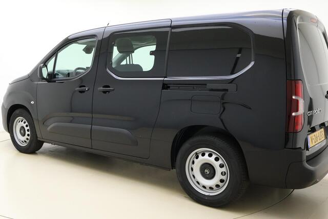 Citroen BERLINGO ë-Berlingo 136 Flex Crewcab L2 50 kWh 100% Elektrisch | 5-Zits of 2-Zits | Verschuifbaar tussenschot | Airco | Cruise Control | Mirror screen | Dubbele schuifdeur | Radio | Nieuw uit voorraad