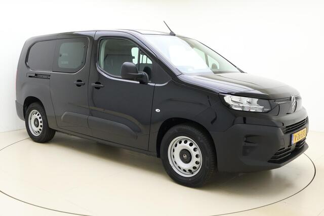 Citroen BERLINGO ë-Berlingo 136 Flex Crewcab L2 50 kWh 100% Elektrisch | 5-Zits of 2-Zits | Verschuifbaar tussenschot | Airco | Cruise Control | Mirror screen | Dubbele schuifdeur | Radio | Nieuw uit voorraad