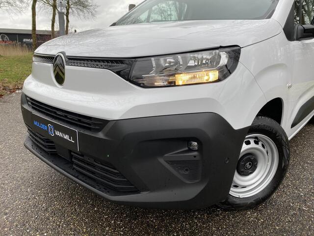 Citroen BERLINGO L1 1.5 BlueHDI 100pk | GEEN BPM | 3-zits | Houten afwerking laadruimte | NAVI | Multimedia | Apple Carplay | Android Auto | DAB+ | Achteruitrijcamera | Dode hoek detectie | Parkeersensoren voor- en achter | Licht- en regensensor | Bestuurdersstoel comfor