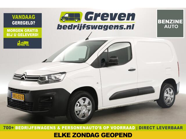 Citroen BERLINGO 1.2 PureTech L1H1 | BENZINE | EMISSIEVRIJE ZONE | 111PK Airco Carplay Cruise Navigatie Parkeersensoren Elektrpakket