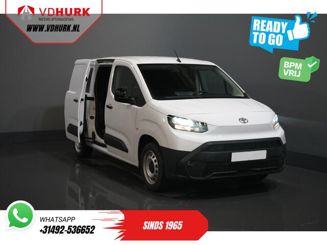 Citroen BERLINGO (ProAce City) 1.5 130 pk Aut. L2 BPM VRIJ! LED/ Virtual Cockpit/ 3 pers./ Carplay/ Camera/ Climate/ PDC/ Cruise