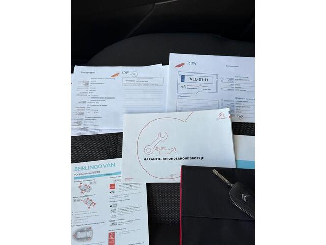 Citroen BERLINGO 1.5 BlueHDI Control 75PK | NL AUTO | 1e Eigenaar | Airco | Cruise Control | Bluetooth | Prijs is EX BTW |
