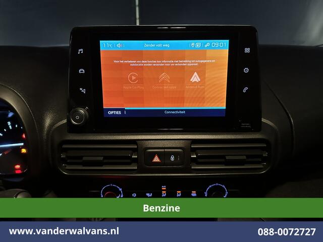 Citroen BERLINGO 1.2 PureTech **Benzine** 130pk Automaat L1H1 Euro6 Airco | 3-Zits | Camera | Navigatie | Apple Carplay Android Auto, Cruisecontrol, Parkeersensoren, Bijrijdersbank