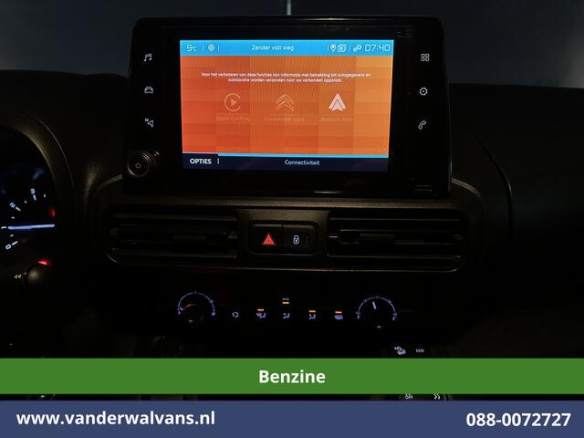 Citroen BERLINGO 1.2 PureTech 131pk Automaat **Benzine** L1H1 Euro6 Airco | 3-Zits | Navigatie | Camera | Apple carplay android auto, cruisecontrol, parkeersensoren, bijrijdersbank